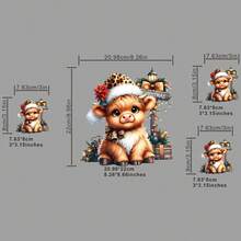 3 قطع/3 قطع/4 قطع من ملصقات الأزياء المطبوعة بنمط النمر والبقرة الجبلية للقبعات والملابس والحقائب والوسائد والقبعات البيسبول وغيرها، قابلة للغسل والنقل الحراري على قمصان النساء والرجال