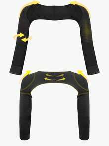 Women's Arm Shaping Compression Sleeve, Comfortable Breathable UV Protection, Women's Cooling Shawl - Yellow - View 6