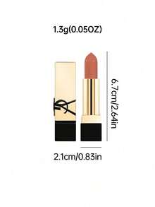 Yves Saint Laurent Rouge Pur Couture 唇膏 #NM NU MUSE - 迷你尺寸 0.04 OZ./1.3g，奢華奶油緞面光澤，鮮豔持久顯色 - Nu Muse - 查看 8