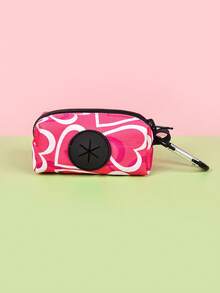 2pcs/1pc Pet Waste Bag Holder/Dog Poop Bag Holder/Pet Storage Bag For Dog Walking, Training, And Cleaning. Features A Durable Carabiner.