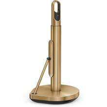 Simplehuman Standing Paper Towel Holder With Spray Pump, Brass Stainless Steel - Brass Stainless Steel - View 5