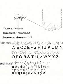 定制姓名男女项链，时尚个性化简约草书字母字体不锈钢五角星颈链，生日珠宝家庭节日礼物，母亲节送给妈妈的礼物，银色、金色时尚，秋季时尚，休闲，复古，色彩缤纷，足球妈妈的独特理想礼物，送给女友、妈妈、家人，适合舞会、派对、新年魅力，女士珠宝 - 銀色 - 查看 21