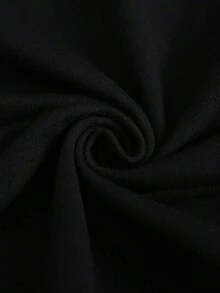 YOKASA Camiseta de manga corta con estampado informal de verano para mujer.1 pcs,180g Pure Heavy,95%Polyester 5%Spandex - Negro - Ver 7