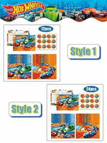Hot Wheels Birthday Party Invitation Card Envelope, Car-Themed Birthday Party Invitation Set, Christmas, Halloween And Thanksgiving Party Invitation Envelopes. - Multicolor - View 5