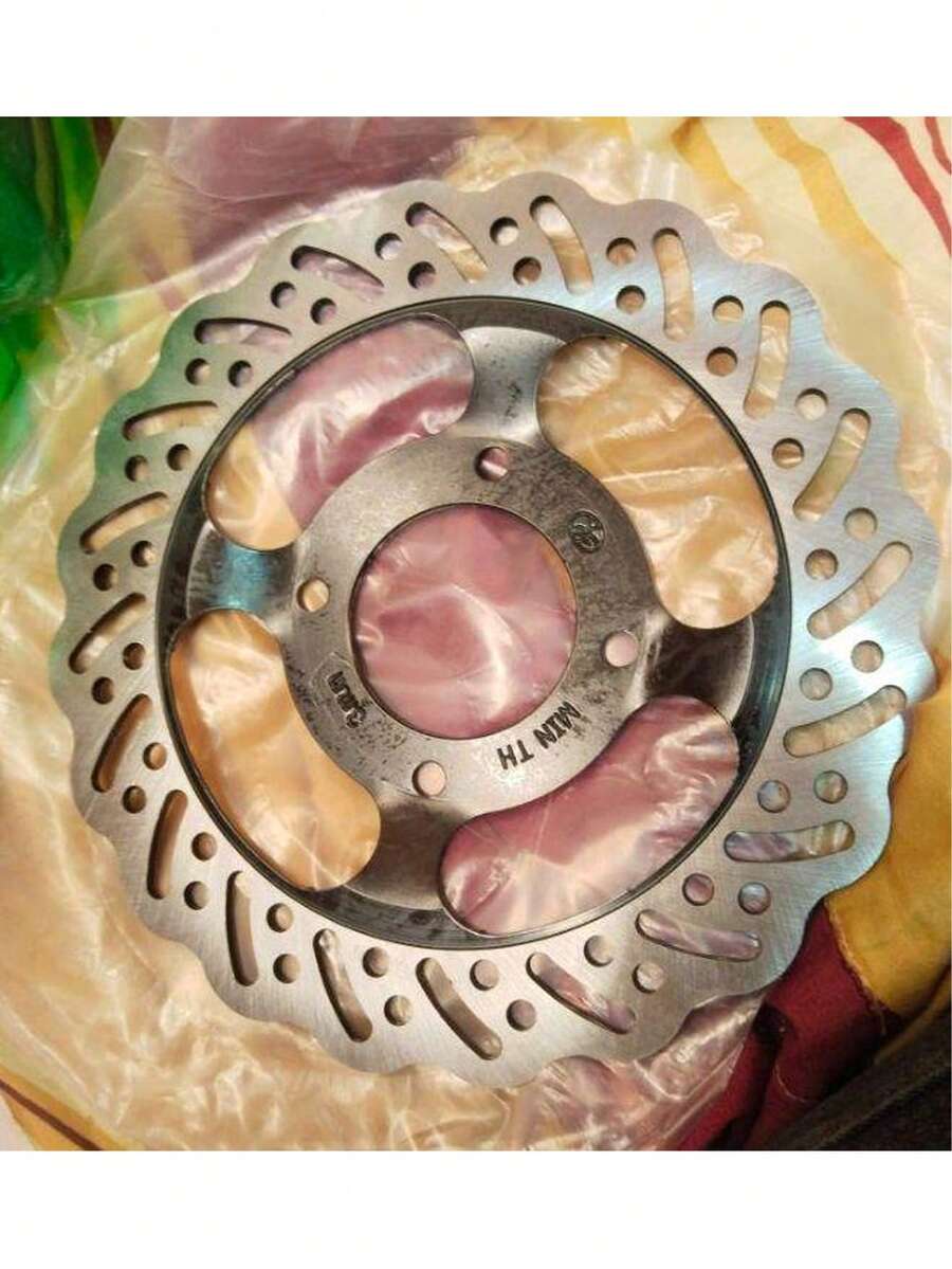 Disco de freno de automóvil, accesorios de disco de freno modificado para motocicleta, freno delantero y trasero - Dorado - Ver 1