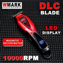 Wmark Hair Trimmer Professional Unstoppable Maglev Vector Motor Hair Clipper 10000 RPM Electric Hair Trimmer Rechargeable Trimmer Men Clipper Metal Digital Display Hair Cutting Machine NG-IF2