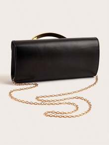 Retro Vintage Solid Color Clutch Wallet, All-Match Carry On Purse, Stylish PU Bag For Women, And For Wedding, Party, Prom, Dinner, Fashionable Clutch Bags For Woman - 1 cái - Xem 4