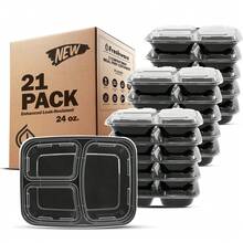 Bag Clips - 3 Compartments, 21 Pack, 24 Oz - View 2
