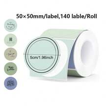 5-Color Thermal Label Paper Rolls, Suitable For M220, M200, M110 Label Printers, Adhesive Thermal Printing Paper - Multicolor - View 9