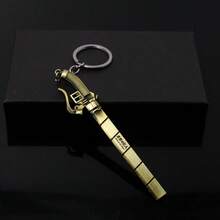 1pc Unisex Jewelry Anime Keychain Model Metal Accessory Eren Basement Key Pendant Necklace Cosplay Prop Fan Collection Gift - Multicolor - View 4