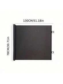 Retractable Pet Door Cat And Dog Safety Fence Puppy Barrier Net Indoor Baby Gate Folding Pet Fence No Drilling Retractable Gates For Kids Or Pets For Doorway Stairs Balcony