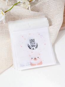 20 件圣诞卡通圣诞老人铃铛驯鹿星星圣诞树印花礼品袋珠宝配饰收纳袋适用于节日派对婚礼家居，混合装随机发货 - 彩色 - 查看 3