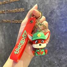 卡哇伊尼克·王尔德钥匙扣朱迪·霍普斯可爱娃娃背包吊坠动漫卡通钥匙扣节日礼物，女孩。派对装饰、生日礼物、各种节日礼物 - 赠送朋友或伴侣的完美选择。 - 彩色 - 查看 8