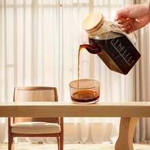 1个方形玻璃油瓶，大容量酱油醋厨房调味瓶带盖防漏密封油分配器 - 無色 - 查看 9