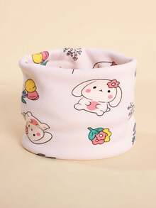 1 Piece Kids Solid Neck Warmer & Toddler Neck Warmer, Kids Neck Scarf, Winter Protective Face Covering Soft Ski Neck Gaiter For Boys Girls Cold Weather - 1PC Printing - View 11