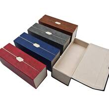 The New Double-Layer Glasses Storage Box Can Hold Two Pairs Of Glasses, A Large-Capacity Anti-Stress Glasses Case, And A Stylish And Portable Sunglasses Case Made Of PUI Materialtravel Essentials Travel Accessories Travel Bag For Vacation Holiday Back To School School Stuff Sunglasses Women - Nhiều màu - Xem 10