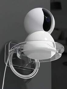 1 pieza/3 piezas Soporte de pared invisible para cámara de , entrega de estilo aleatorio (para almacenamiento en habitación de niños) - transparente - Ver 2