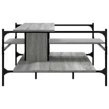 Coffee Table Grey Sonoma 100x100x48.5 Cm Engineered Wood - Grey - View 7