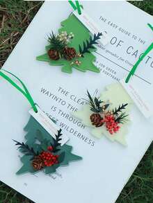 1 buc. Foaie de ceară parfumată cu flori uscate Grove, foaie de ceară parfumată cu parfum de lungă durată pentru garderoba fetelor cu brad de Crăciun, potrivită pentru camere, camere de zi, dulapuri, birouri, băi, sertare, dulapuri pentru încălțăminte etc. (Florile uscate lucrate manual și alte accesorii naturale se desprind ușor, iar culoarea și forma sunt ușor diferite. A se păstra departe de temperaturi ridicate în timpul utilizării, foaia de ceară se va topi peste 45°), decorațiuni de Crăciun, cadouri de Crăciun