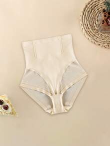 Sexy Eisseide transparente Cut Out Mesh Damen Unterwäsche Dreieck Sicherheits-Shorts Leggings Bauch-Hüft-Lifting bequeme Leggings formende Hose