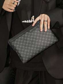 Set 2 buc: Rucsac bărbătesc + geantă pliabilă, rucsac business cu imprimeu floral din PU, set geantă de cărți, rucsac de călătorie multifuncțional de mare capacitate, geantă pentru laptop, cadou de Crăciun pentru bărbați