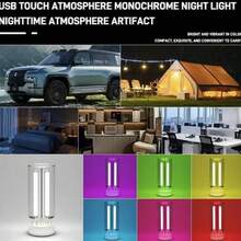 USB Night Light Touch Switch Car Room Available Glass Bottle Romantic Atmosphere Light,Gifts For Friends,Cute Room Decor For Teen Girls,Car Accessories,Welcome Light Selective Color - 彩色 - 查看 5