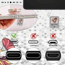 Dust Plug Charms For Kindle, Book Lover Theme Kindle E-Reader Accessories Charm,Cute Type C/USB C Dust Plug,Gift For Book Lover Readers - Kiểu-3 - Xem 3