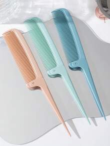 3-częściowy minimalistyczny składany grzebień, składany grzebień ze spiczastym ogonem do stylizacji grzywki, przenośny i wygodny, zestaw do stylizacji włosów, zestaw do stylizacji włosów