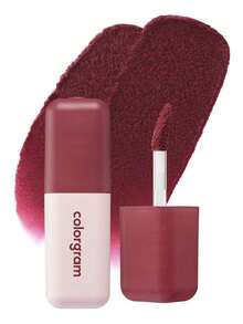 Colorgram NUDE BLUR TINT Is A Soft Velvet Matte Liquid Lipstick & Cheek Tint Providing Lightweight Blurring For A Smooth Airbrushed Finish With A Long-Lasting Non-Sticky Formula - 12 BLOODY PLUM - 12 Blood Plum - View 1
