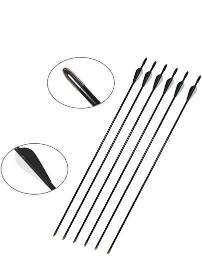 8pcs Metal Arrows For Outdoor Hunting Archery, Traditional Archery Accessories For Children, Available In Multiple Colors, Suitable For Indoor And Outdoor Yard Archery Practice, Can Be Given As A Gift To Children