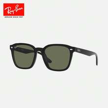 Ray Ban Kính râm RB4392D Kính râm gọng lớn cho khuôn mặt thon gọn hơn, kính râm chống nắng khi ra ngoài, gọng đen, tròng kính phân cực màu xanh lá cây đậm - màu đen - Xem 6