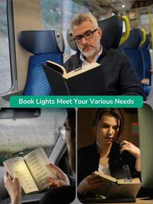 1pc LED Reading Light With Clip, Soft Lighting, Eye-Caring, Suitable As Birthday, Housewarming, Wedding Gift