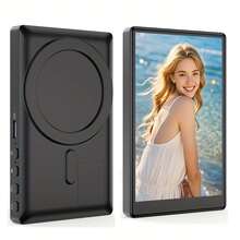 Magnetic Phone Vlog Selfie Monitor HD Screen Display - Rechargeable 36V Dual Power (Battery/USB), Compatible With IOS & Android Phone With Remote Control, Wireless Back Camera Monitor For Live Streaming, Content Creation, Selfies, Live Streaming, Video Recording Tools