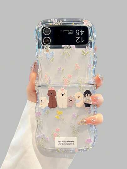 Funda protectora transparente y antichoque, con protección antiarañazos y antidesvanecimiento, compatible con Samsung Galaxy Z Flip 7, Flip 6, Flip 5, Flip 4, Flip 3