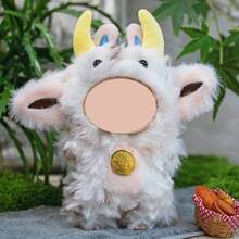 1 pieza Ropa navideña para Labubu, para vestir muñecas, para crear exhibiciones festivas de vacaciones, atuendo de invierno en miniatura, un accesorio para coleccionistas de muñecas, para el estilismo y la fotografía de muñecas DIY, Navidad