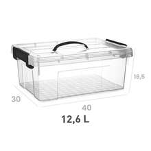 Storage Bins With Lids - 透明 - 查看 10