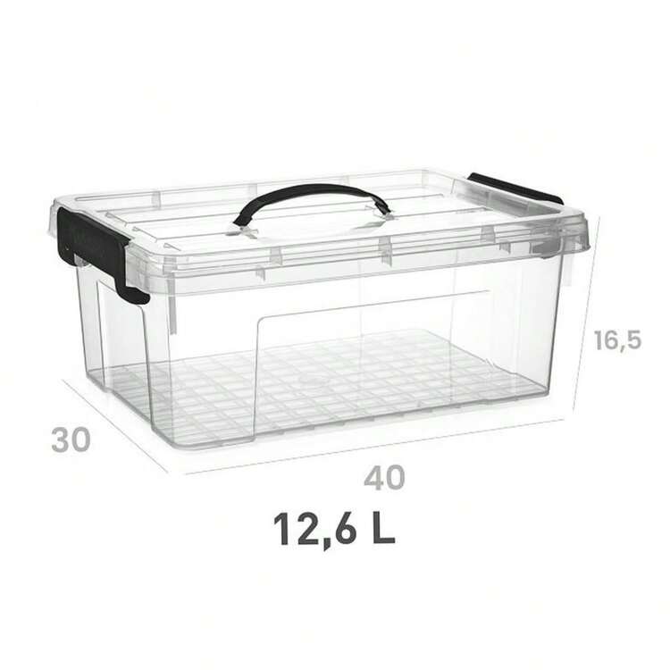 Storage Bins With Lids - 透明 - 查看 10
