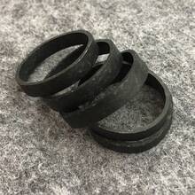 100个2.8厘米/1.1英寸黑色O型圈橡皮筋，高弹力伸缩橡皮筋，办公厨房松紧带固定配件，乳胶带 - 黑色 - 查看 8