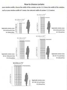 1 件法式复古薄纱窗帘，全新日式亚麻轻质奢华窗帘，适用于客厅、卧室、家居装饰，适合所有季节 - 彩色 - 查看 3