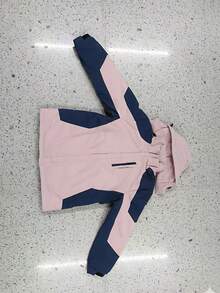 1 Stück Damen Lässig Outdoor Wandern Klettern Farbblock Jacke, Herbst/Winter