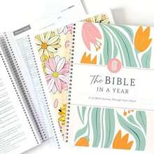 52-Week Bible Study Plan For Women - "A Wonderful Year In The Bible" Theme, Daily Schedule With Verses, Yearly Study Guide, School Supplies, Back-To-School
