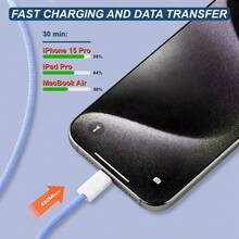 60W Type-C To Type-C Data Cable, 1-2 Packs, Compatible With 16/15 Fast Charging, USB-C To USB-C Power Cord, Compatible With Iphone 16/15 PRO Plus Pro Max, IPad/IPad Pro 12.9/11, Compatible With Samsung Galaxy S25 S24 S23 S22 S21 S20 Ultra S10 (White)