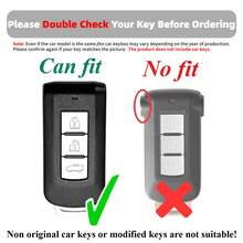 1 pièce Housse de protection pour clé de voiture intelligente à 3 boutons en TPU, compatible avec Mitsubishi Outlander, Lancer, Mirage, accessoires - Série Flocon de neige - Voir 3