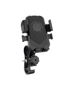 1 件可旋转自行车/摩托车手机支架，采用优质 ABS 材料制成，稳定，适合户外骑行 - 卡扣式车把夹，兼容 4.7-7.2 英寸手机，夏季骑行必备 - 黑色 - 查看 13