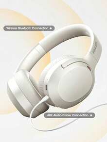 PHILIPS 飞利浦头戴式蓝牙耳机 TAH2120，运动型，超长续航，可折叠，降噪，适用于 PC 游戏和电竞 - 黑色 - 查看 6