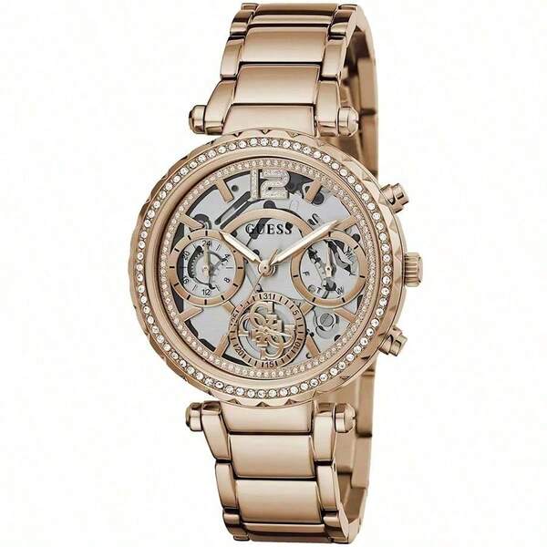  GUESS 女士银色多功能手表 GW0403L1/GW0403L2/GW0403L3/GW0484L1/GW0484L2