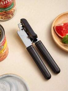 3-In-1 Can Opener, Heavy Duty Can Opener, Multi-Function Can Opener, Suitable For Elderly And People With Weak Hands, Manual Can Opener For Home, Kitchen, Restaurant, Kitchen Gadget, Affordable Item, Christmas Party Supplies, Kitchen Accessory, Christmas Gift - Multicolor - View 4