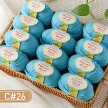 2 Packs, 600g, Merino Knitted Yarn, For Knitting Sweaters, Cardigans, Hats, Gloves, Scarves, Vests, Handmade Yarn Balls, Multi-Pack Knitted Yarn, Gift, Mother's Day Gift, Multiple Color Options, Handmade Knitted Yarn, Warm Yarn Balls, Soft & Comfortable Knitted Yarn - 12 Balls Of Wool Green Label - View 33