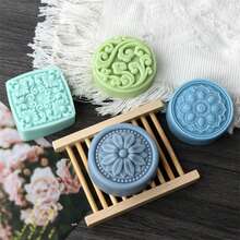 1pc Flower Silicone Mold For Soap, Candles & Resin Crafts - DIY Aroma Plaster Casting Tool With Bird & Floral Designs - Perfect For Home Decor & Gifts, Durable And Reusable - White - View 8