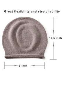 A Soft, Warm And Lightweight Knitted Cap For Ladies, A Comfortable Winter Accessory For Autumn Outfits, And A Perfect Gift Choice - Multicolor - View 9